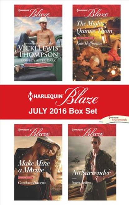 Harlequin Blaze July 2016 Box Set, Vicki Lewis Thompson ; Candace Havens ; Kate Hoffmann ; Sara Arden - Ebook - 9781488002670