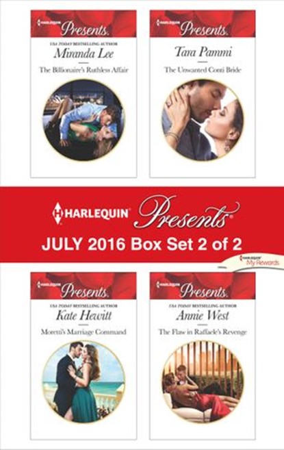 Harlequin Presents July 2016 - Box Set 2 of 2, Miranda Lee ; Kate Hewitt ; Tara Pammi ; Annie West - Ebook - 9781488006258
