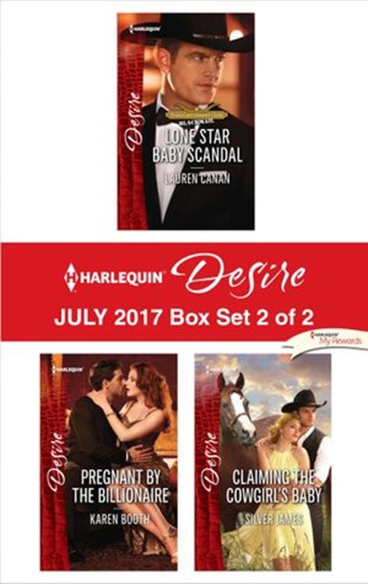 Harlequin Desire July 2017 - Box Set 2 of 2, Lauren Canan ; Karen Booth ; Silver James - Ebook - 9781488015861