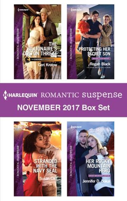 Harlequin Romantic Suspense November 2017 Box Set, Geri Krotow ; Susan Cliff ; Regan Black ; Jennifer D. Bokal - Ebook - 9781488016752