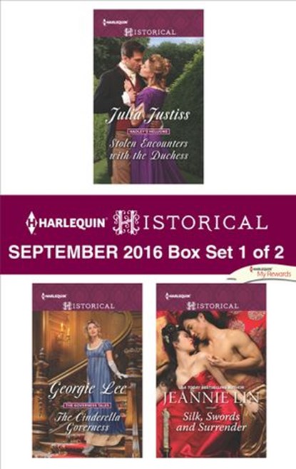 Harlequin Historical September 2016 - Box Set 1 of 2, Julia Justiss ; Georgie Lee ; Jeannie Lin - Ebook - 9781488023071