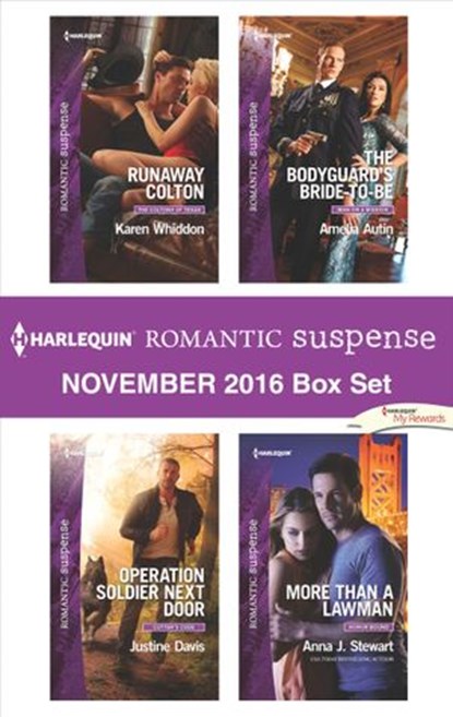 Harlequin Romantic Suspense November 2016 Box Set, Karen Whiddon ; Justine Davis ; Amelia Autin ; Anna J. Stewart - Ebook - 9781488025976