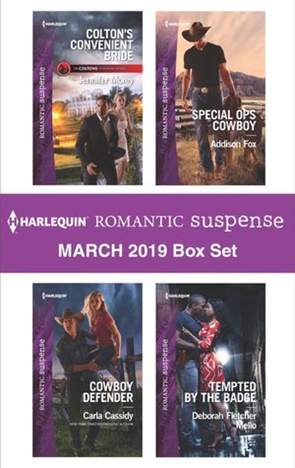 Harlequin Romantic Suspense March 2019 Box Set, Jennifer Morey ; Carla Cassidy ; Deborah Fletcher Mello ; Addison Fox - Ebook - 9781488041617