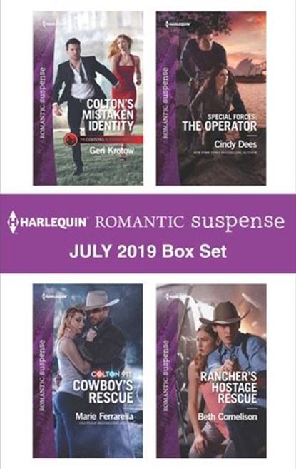 Harlequin Romantic Suspense July 2019 Box Set, Geri Krotow ; Marie Ferrarella ; Cindy Dees ; Beth Cornelison - Ebook - 9781488041655