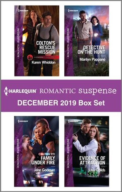 Harlequin Romantic Suspense December 2019 Box Set, Karen Whiddon ; Jane Godman ; Marilyn Pappano ; Lisa Childs - Ebook - 9781488041709