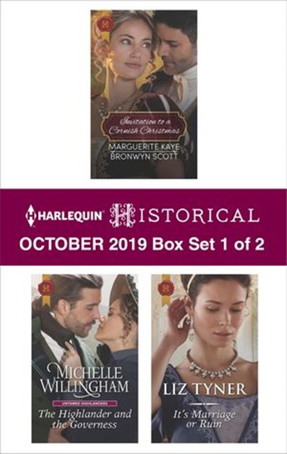 Harlequin Historical October 2019 - Box Set 1 of 2, Michelle Willingham ; Liz Tyner ; Marguerite Kaye ; Bronwyn Scott - Ebook - 9781488049705