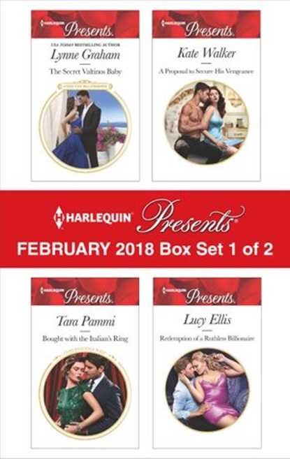 Harlequin Presents February 2018 - Box Set 1 of 2, Lynne Graham ; Tara Pammi ; Kate Walker ; Lucy Ellis - Ebook - 9781488083983