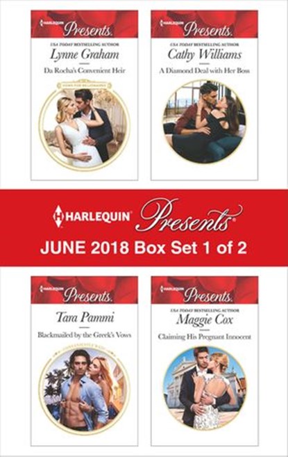 Harlequin Presents June 2018 - Box Set 1 of 2, Cathy Williams ; Tara Pammi ; Maggie Cox ; Lynne Graham - Ebook - 9781488084065