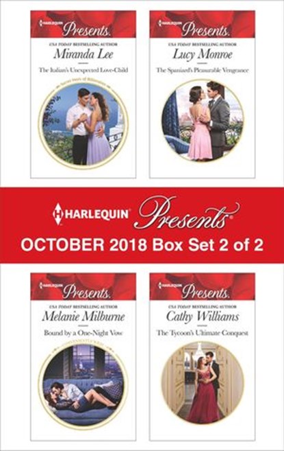 Harlequin Presents October 2018 - Box Set 2 of 2, Miranda Lee ; Melanie Milburne ; Lucy Monroe ; Cathy Williams ; Zara Cox - Ebook - 9781488084157