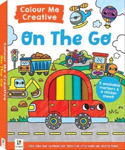 Colour Me Creative: On the Go, Hinkler Pty Ltd - Paperback - 9781488916618