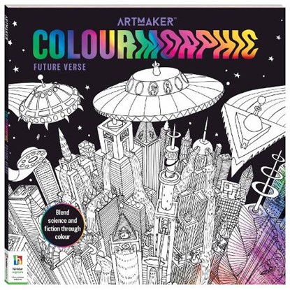 Art Maker Colourmorphic Colouring Book Future Verse, Hinkler Pty Ltd - Paperback - 9781488953590