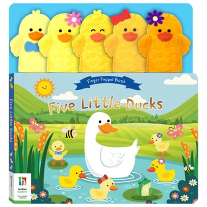 Five Little Ducks Finger Puppet Book, Hinkler - Paperback - 9781488962882