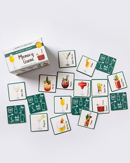 Alcoholic Drinks Memory Card Game - Fun Matching Game for Adults - Perfect for Parties & Game Nights, Journey Of Something - Gebonden - 9781488969263