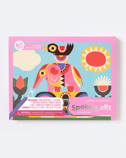 Sparkle Art Kit: Pyramid - Bedazzled Artwork with 2000 Crystals for Kids, Journey Of Something - Gebonden - 9781488969621