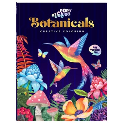 Art Maker Pop Velvet Botanicals Coloring Book, Hinkler - Paperback - 9781488972119