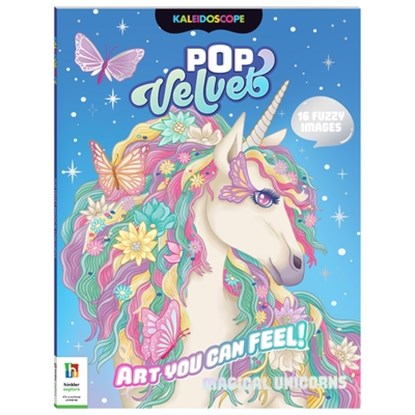 Kaleidoscope Pop Velvet Coloring: Magical Unicorns, Hinkler - Paperback - 9781488974885