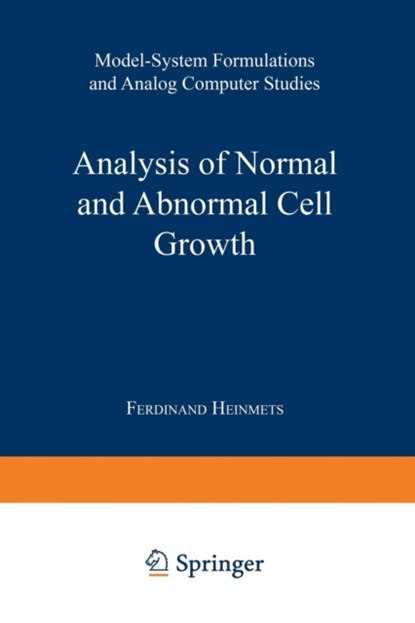 Analysis of Normal and Abnormal Cell Growth, niet bekend - Paperback - 9781489962737