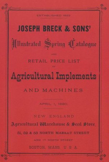 Joseph Breck & Sons' 1880 Catalogue, Joseph Breck - Ebook - 9781493054114