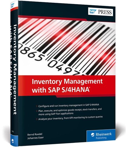 Inventory Management with SAP S/4HANA, Bernd Roedel ; Johannes Esser - Gebonden - 9781493218455