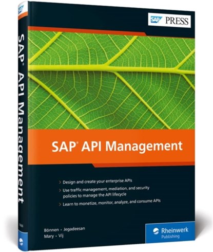 SAP API Management, Carsten Bonnen ; Harsh Jegadeesan ; Mary Divya ; Shilpa Vij - Gebonden - 9781493218608