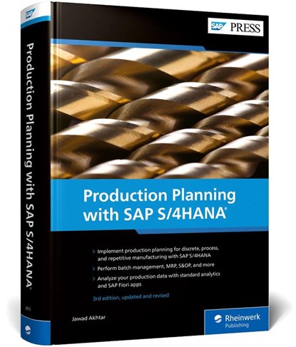 Production Planning with SAP S/4HANA, Jawad Akhtar - Gebonden - 9781493226733