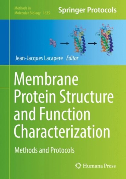 Membrane Protein Structure and Function Characterization, niet bekend - Gebonden - 9781493971497