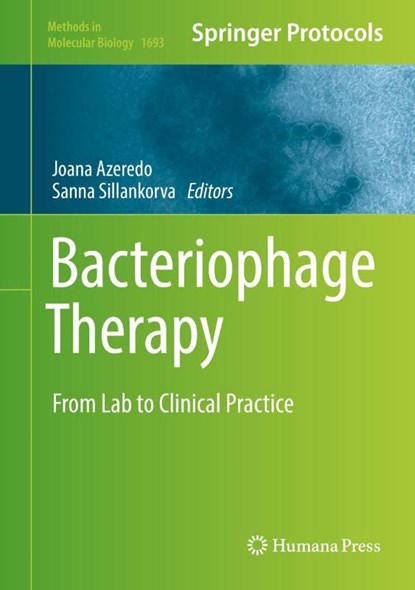 Bacteriophage Therapy, Joana Azeredo ; Sanna Sillankorva - Gebonden - 9781493973941