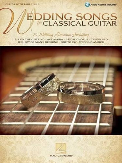 Wedding Songs for Classical Guitar, Hal Leonard Corp - Paperback - 9781495002533