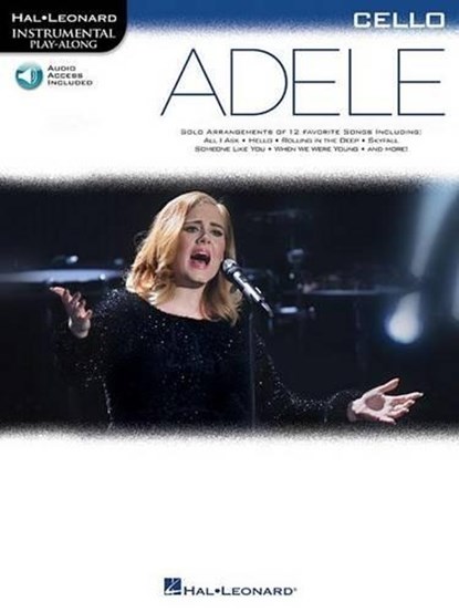 Adele - Instrumental Play-Along for Cello Book/Online Audio, Adele - Paperback - 9781495063046