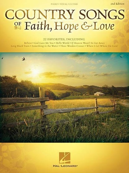 Country Songs of Faith, Hope & Love, Hal Leonard Corp - Paperback - 9781495063251