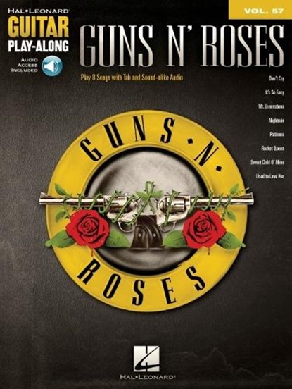 Guns N' Roses: Guitar Play-Along Book with Online Audio Tracks, Guns N' Roses - AVM - 9781495063480