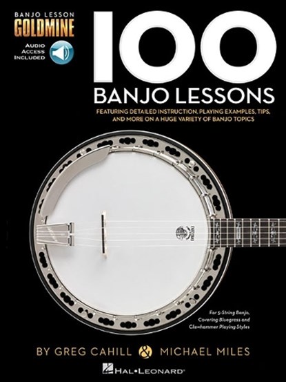 100 Banjo Lessons, Greg Cahill ; Michael Miles - Paperback - 9781495077098
