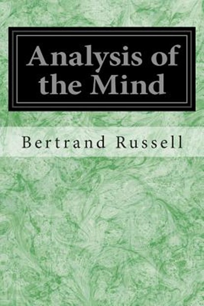 Analysis of the Mind, Bertrand Russell - Paperback - 9781496163059