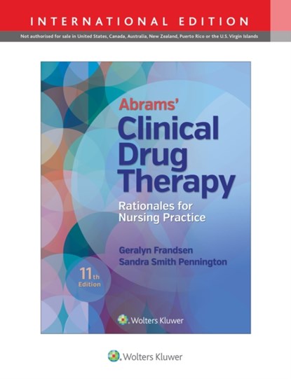 Abrams' Clinical Drug Therapy, Geralyn Frandsen - Paperback - 9781496365316