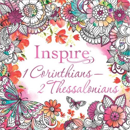 Inspire: 1 Corinthians--2 Thessalonians (Softcover): Coloring & Creative Journaling Through 1 Corinthians--2 Thessalonians, New Living Translation - Paperback - 9781496455017