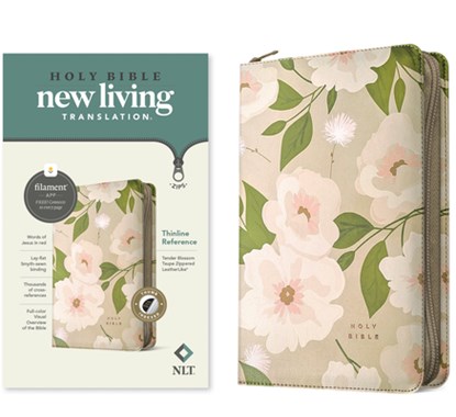 NLT Thinline Reference Zipper Bible, Filament Enabled, New Living Translation - Gebonden - 9781496489913