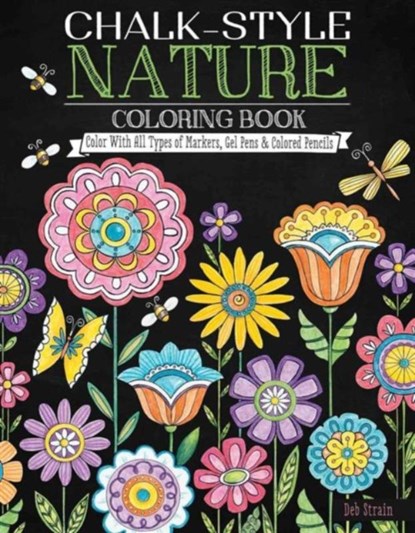 Chalk-Style Nature Coloring Book, Deb Strain - Paperback - 9781497201736