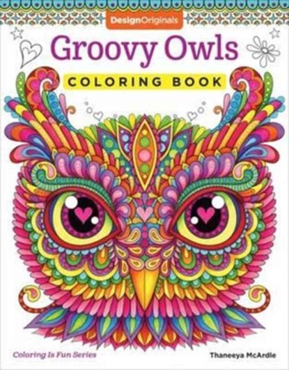 Groovy Owls Coloring Book, Thaneeya McArdle - Paperback - 9781497202078
