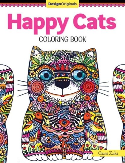 Happy Cats Coloring Book, Oxana Zaika - Paperback - 9781497202306