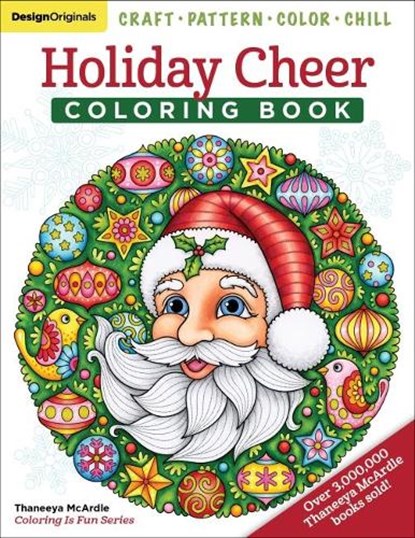 Holiday Cheer Coloring Book, Thaneeya McArdle - Paperback - 9781497204126