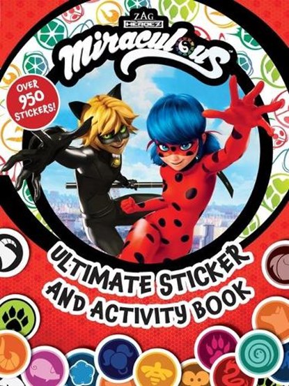 Miraculous: Ultimate Sticker and Activity Book: 100% Official Tales of Ladybug & Cat Noir, as Seen on Disney and Netflix!, Buzzpop - Paperback - 9781499813739