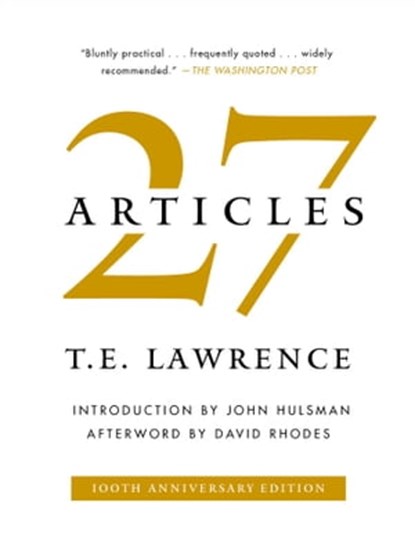 27 Articles, T. E. Lawrence ; David Rhodes - Ebook - 9781501182013