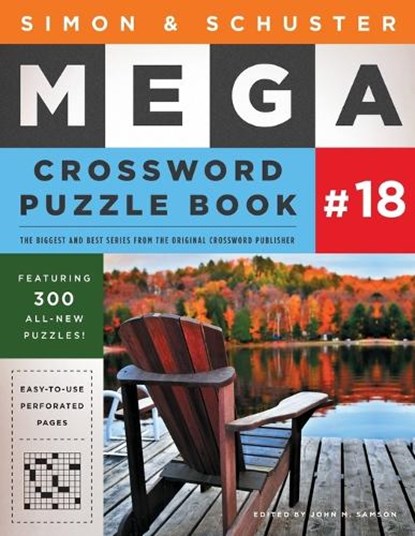 Simon & Schuster Mega Crossword Puzzle Book #18, John M. Samson - Paperback - 9781501194771