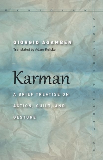 Karman, Giorgio Agamben - Paperback - 9781503605824