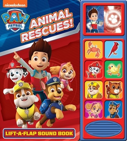 Nickelodeon PAW Patrol: Animal Rescues! Lift-a-Flap Sound Book, PI Kids - Gebonden - 9781503731462