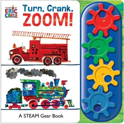 Eric Carle Turn Crank Zoom Go Go Gear Book, P I Kids - Gebonden - 9781503735996