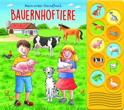10-Button-Soundbuch, Bauernhoftiere, niet bekend - Gebonden - 9781503748644