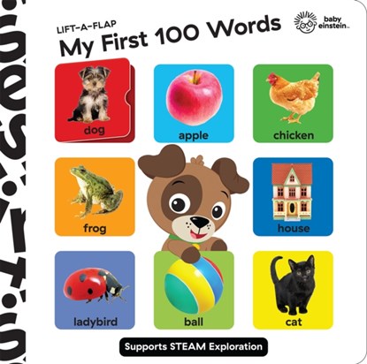 Baby Einstein Lift A Flap My First 100 Words Novelty Board Book, P I Kids - Gebonden - 9781503758926