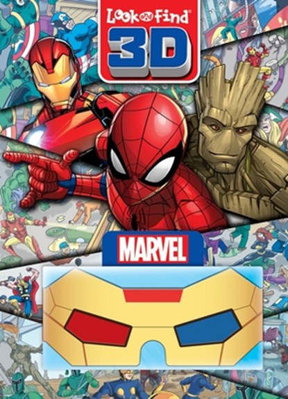 Marvel Look And Find 3D, P I Kids - Gebonden - 9781503767638