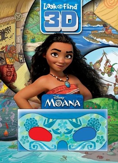 Disney Moana Look And Find 3D, P I Kids - Gebonden - 9781503767645